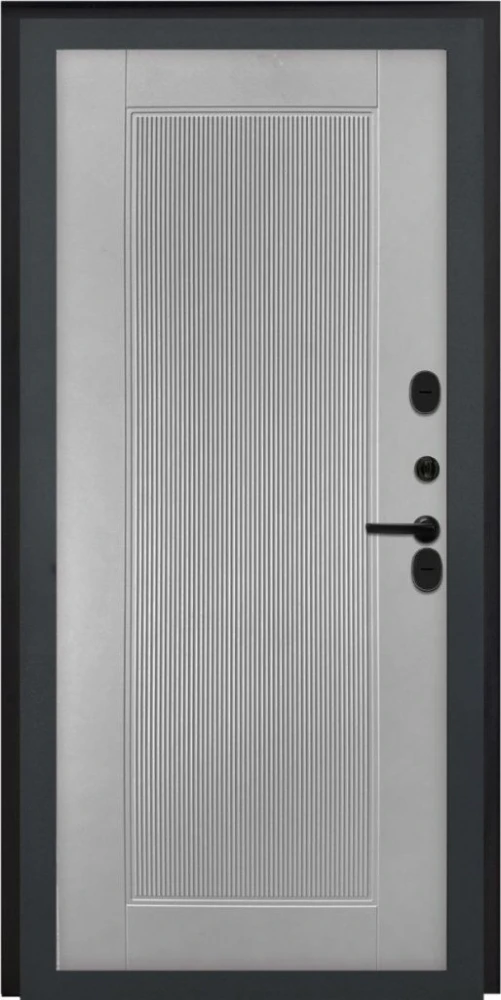 Входная дверь ДвериПРО Модель L-48 ПВХ 10мм Астрод Velutto Grigio DPRO221186 внутренняя сторона